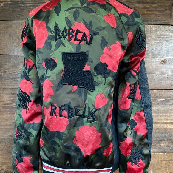 COACH Camo Rose Varsity Jacket - Picture 4 of 4